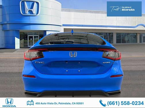 Boost Blue Pearl 2026 Honda Civic Sport