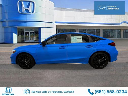 Boost Blue Pearl 2026 Honda Civic Sport