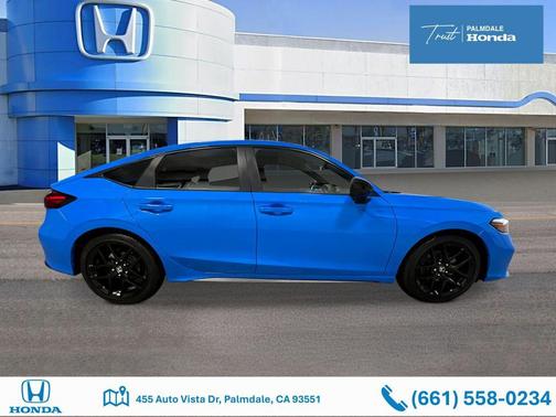 Boost Blue Pearl 2026 Honda Civic Sport
