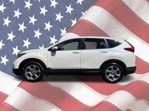 White Diamond Pearl 2018 Honda CR-V EX-L