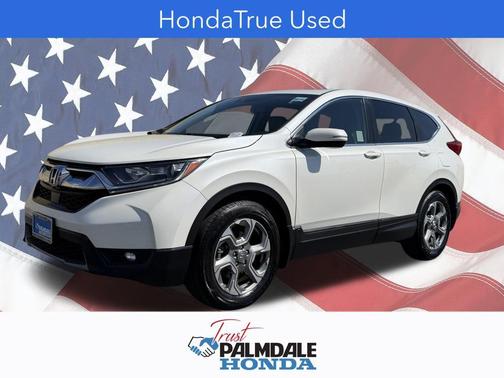White Diamond Pearl 2018 Honda CR-V EX-L