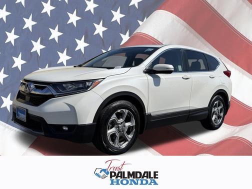 White Diamond Pearl 2018 Honda CR-V EX-L