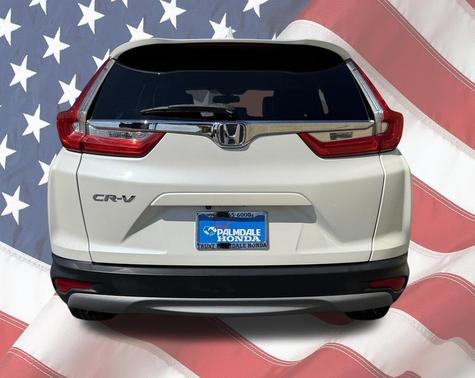 White Diamond Pearl 2018 Honda CR-V EX-L