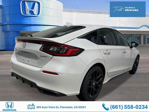 Platinum White Pearl 2026 Honda Civic Sport