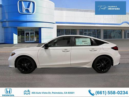 Platinum White Pearl 2026 Honda Civic Sport