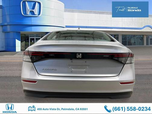 Solar Silver Metallic 2026 Honda Accord LX 1.5T