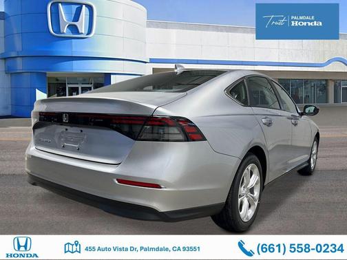 Solar Silver Metallic 2026 Honda Accord LX 1.5T