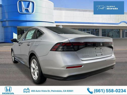 Solar Silver Metallic 2026 Honda Accord LX 1.5T