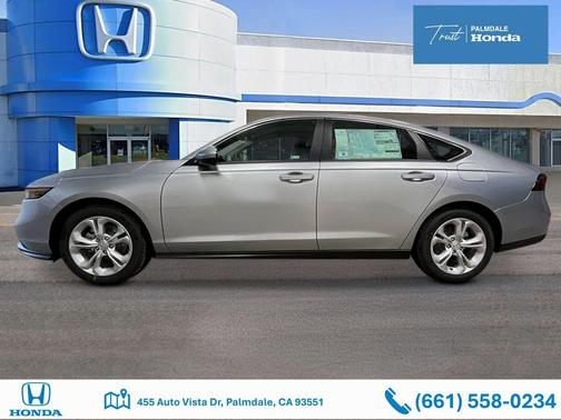 Solar Silver Metallic 2026 Honda Accord LX 1.5T