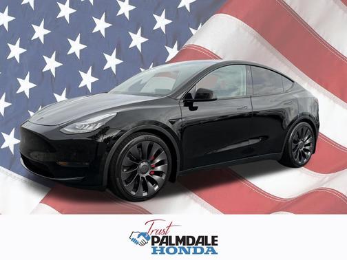 Solid Black 2020 Tesla Model Y Performance Dual Motor All-Wheel Drive