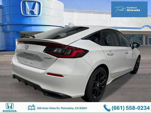 Platinum White Pearl 2026 Honda Civic Sport