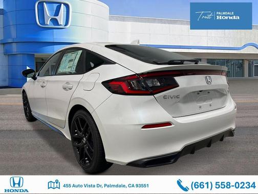 Platinum White Pearl 2026 Honda Civic Sport