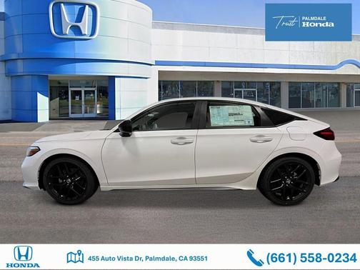 Platinum White Pearl 2026 Honda Civic Sport