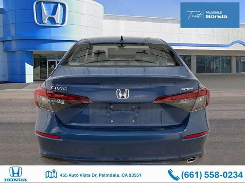 Blue Lagoon Pearl 2026 Honda Civic Sport