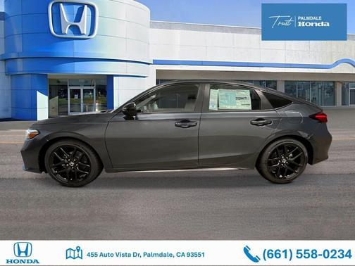 Meteorite Gray Metallic 2026 Honda Civic Sport