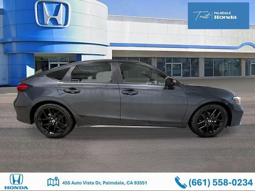Meteorite Gray Metallic 2026 Honda Civic Sport