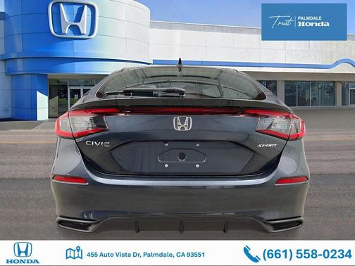 Meteorite Gray Metallic 2026 Honda Civic Sport