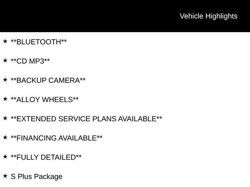 Super White 2016 Toyota Corolla S Plus