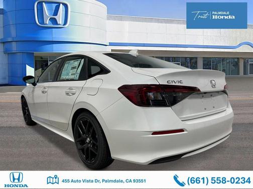 Platinum White Pearl 2026 Honda Civic Sport
