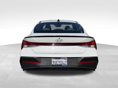 Serenity White 2025 Hyundai ELANTRA Sport