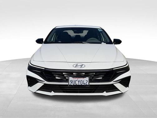 Serenity White 2025 Hyundai ELANTRA Sport