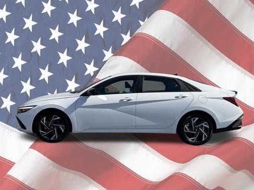 Serenity White 2025 Hyundai ELANTRA Sport