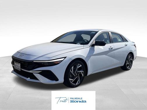 Serenity White 2025 Hyundai ELANTRA Sport