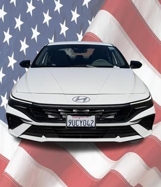 Serenity White 2025 Hyundai ELANTRA Sport
