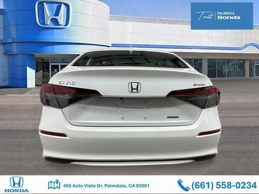 Platinum White Pearl 2026 Honda Civic Hybrid Sport