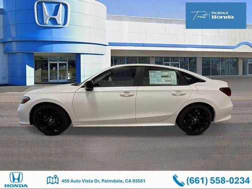 Platinum White Pearl 2026 Honda Civic Sport
