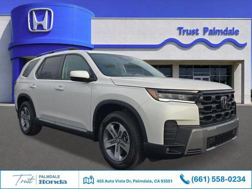 Platinum White Pearl 2026 Honda Pilot EX-L