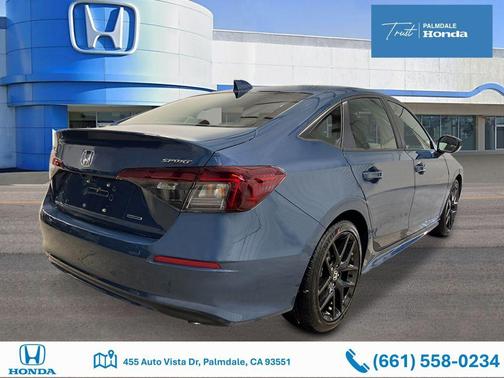 Blue Lagoon Pearl 2026 Honda Civic Hybrid Sport