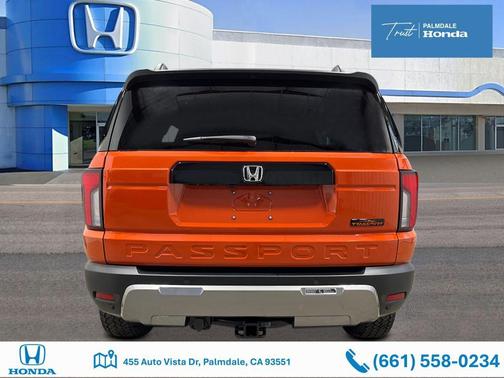 Sunset Orange 2026 Honda Passport AWD TrailSport Elite