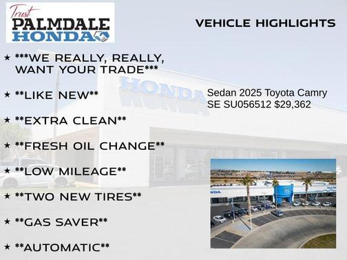 2025 Toyota Camry SE