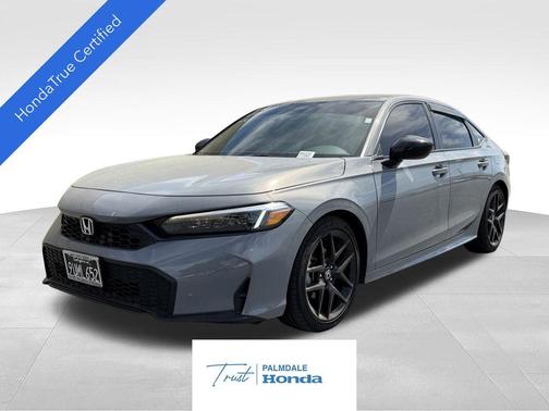 Urban Gray Pearl 2025 Honda Civic Sport