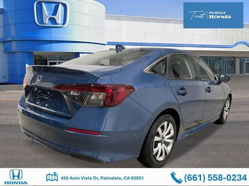 Blue Lagoon Pearl 2026 Honda Civic LX