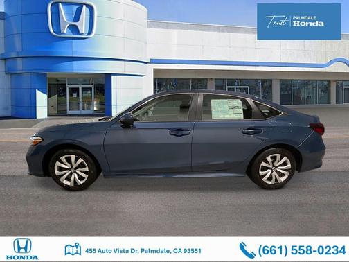 Blue Lagoon Pearl 2026 Honda Civic LX