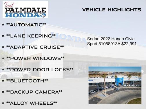 2022 Honda Civic Sport