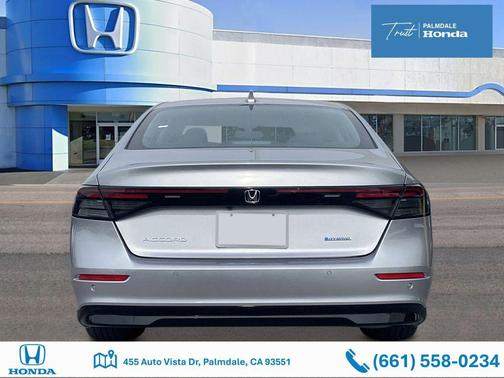Solar Silver Metallic 2026 Honda Accord Hybrid EX-L