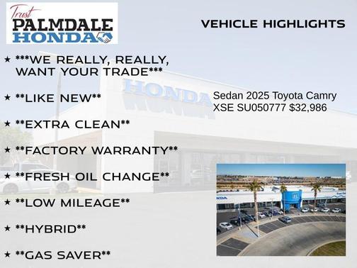2025 Toyota Camry XSE