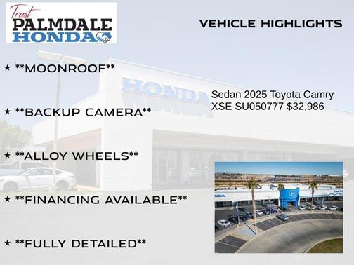 2025 Toyota Camry XSE
