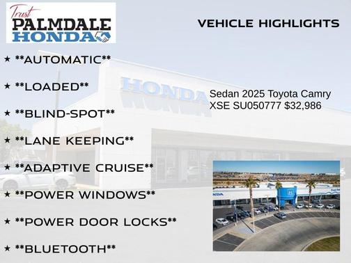 2025 Toyota Camry XSE