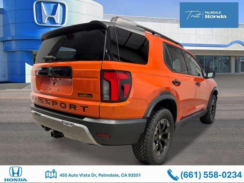Sunset Orange 2026 Honda Passport AWD TrailSport Elite