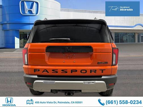 Sunset Orange 2026 Honda Passport AWD TrailSport Elite