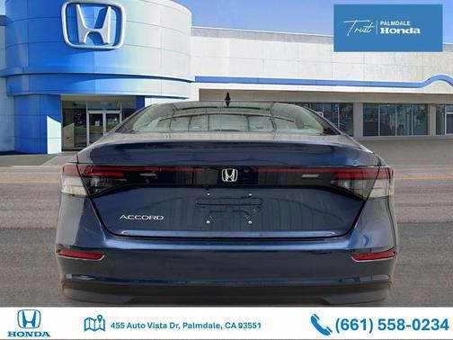 Canyon River Blue Metallic 2026 Honda Accord SE