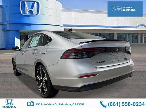 Solar Silver Metallic 2026 Honda Accord Hybrid Sport