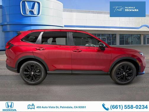Radiant Red Metallic 2026 Honda CR-V Hybrid Sport Touring AWD