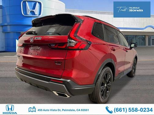 Radiant Red Metallic 2026 Honda CR-V Hybrid Sport Touring AWD