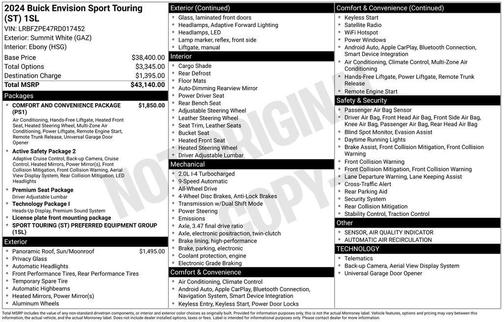 2024 Buick Envision Sport Touring