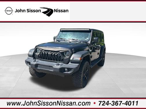 Black Clearcoat 2021 Jeep Wrangler Unlimited Sport Altitude SUV